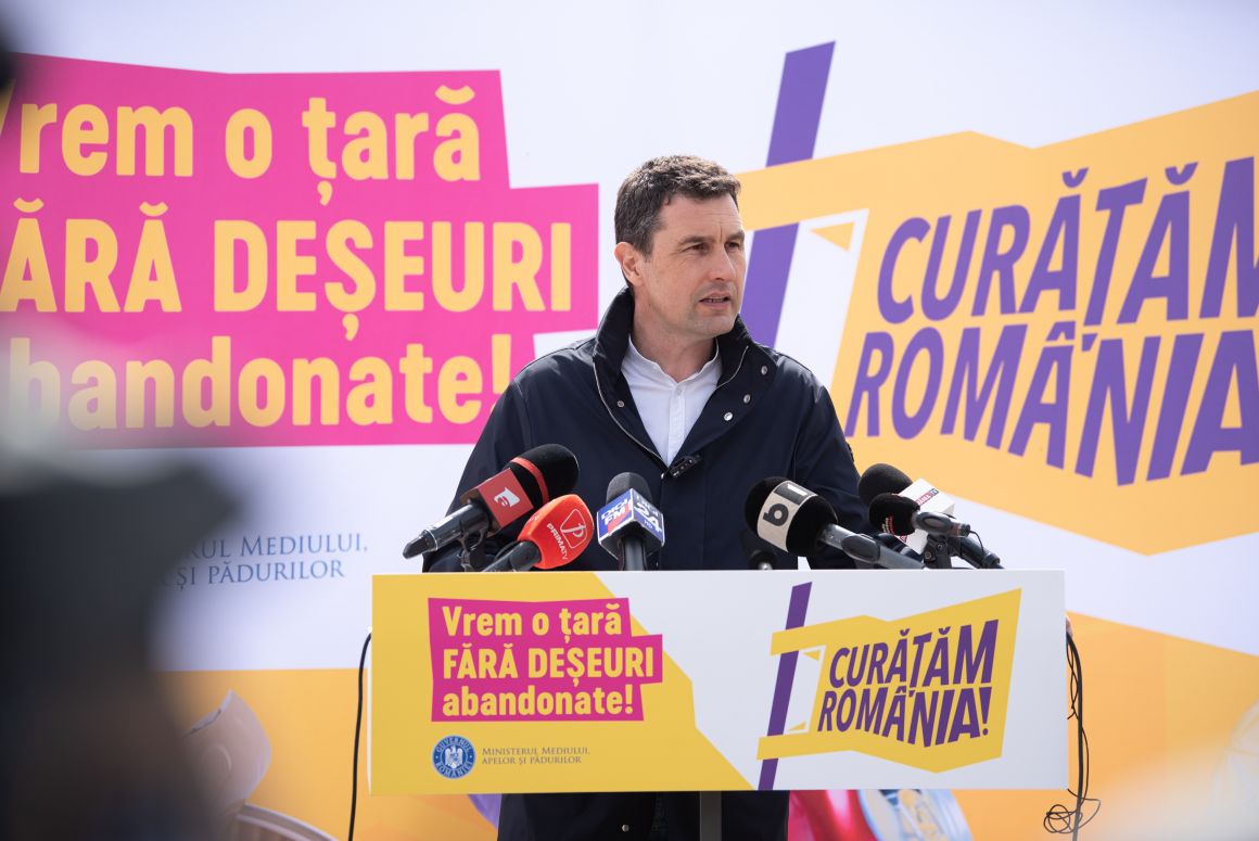 Ministrul Barna Tánczos a lansat astăzi Campania Națională “Curățăm România!”